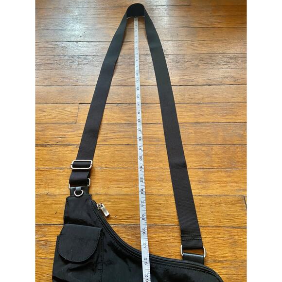 BAGGALLINI Black Slim Nylon Crossbody Bag - Picture 15 of 15